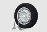 Charger l&#39;image dans la galerie, Roue de secours pour remorque avec support PNEU WANDA 155/70 R13 79N JANTE REMORQUE TOP 4Jx13&quot;H2 4x100 ET:30
