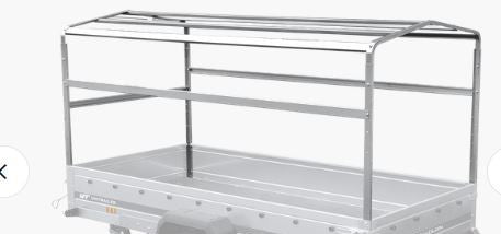 Châssis H-1100 pour bâche de la remorque UNITRAILER SOLID 300/2 PTAC 750 kg