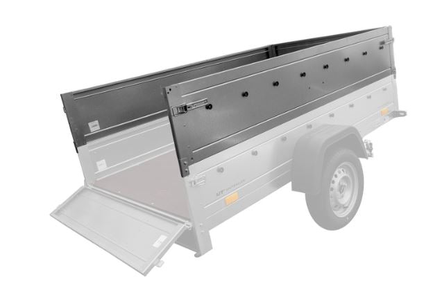 Rehausses de ridelles d'une hauteur de 40 cm pour UNITRAILER SOLID 300/2 PTAC 750 kg