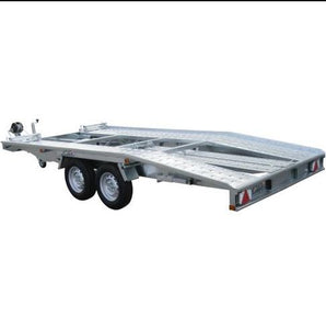 Remorques porte-voiture basculantes PTAC de 2700 kg 4,00 x 1,90 m Poids à vide de 510 kg