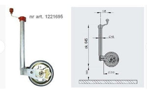 Roue jockey avec balance AL-KO 300 kg