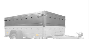 Rehausses de ridelles d'une hauteur de 40 cm pour UNITRAILER SOLID 300/2 PTAC 750 kg