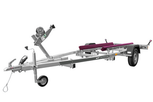 Remorque porte-bateau UNITRAILER JET ALU – PTAC 750 kg